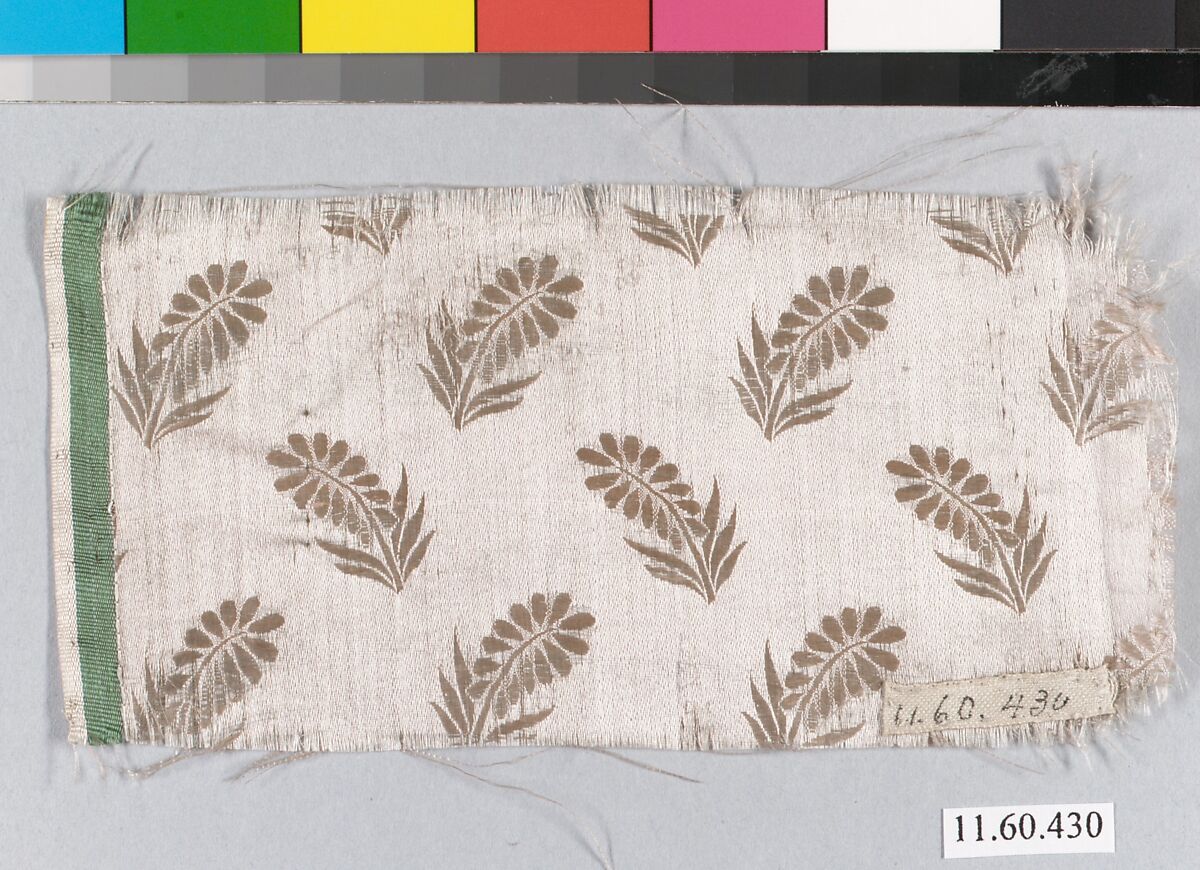Fragment, Silk, possibly French