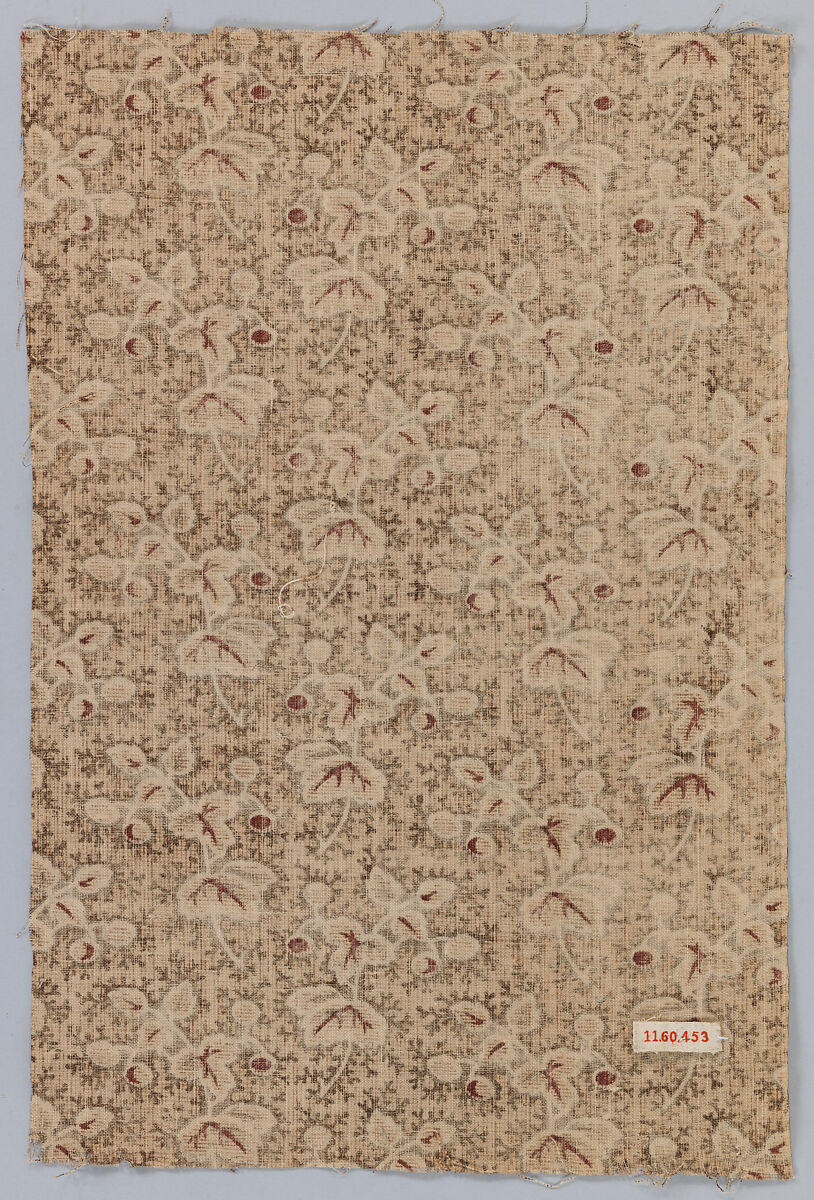 Piece, Cotton, possibly British