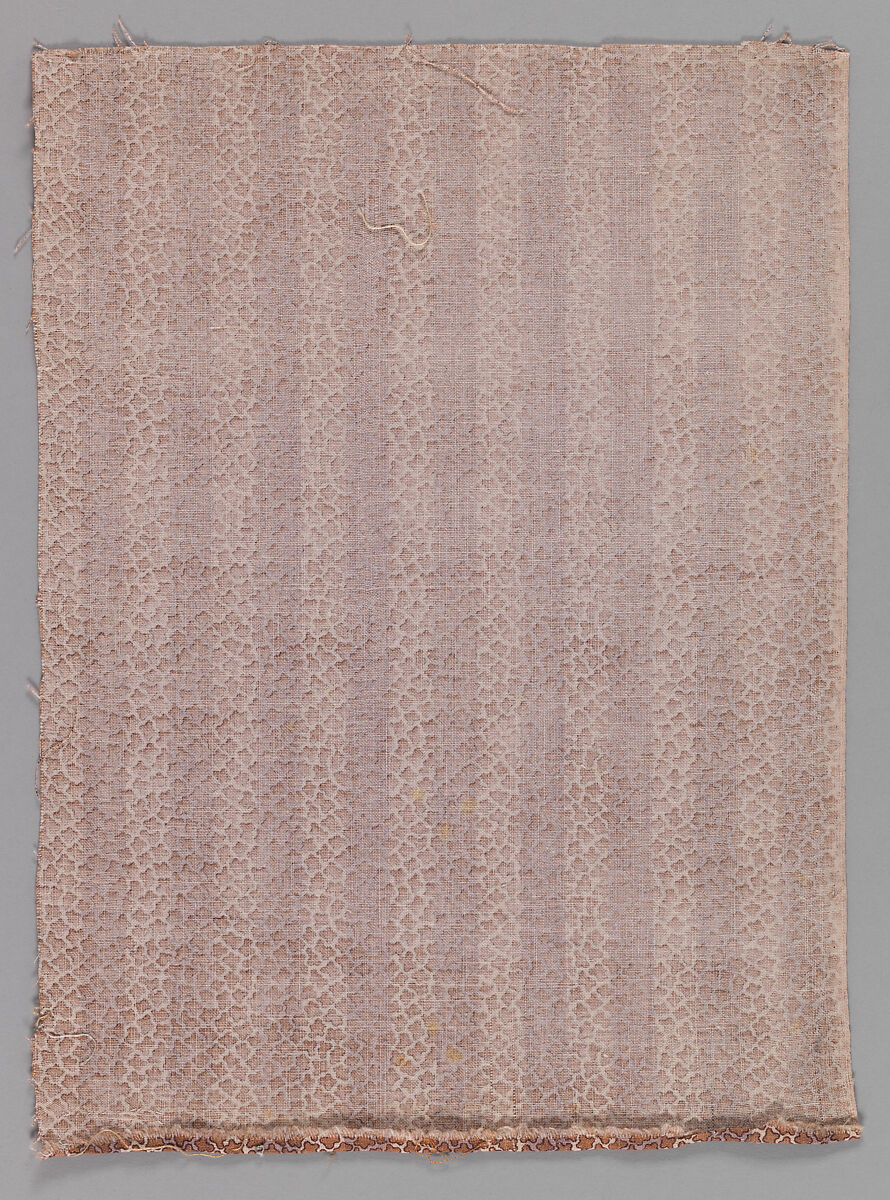 Piece, Cotton, possibly British