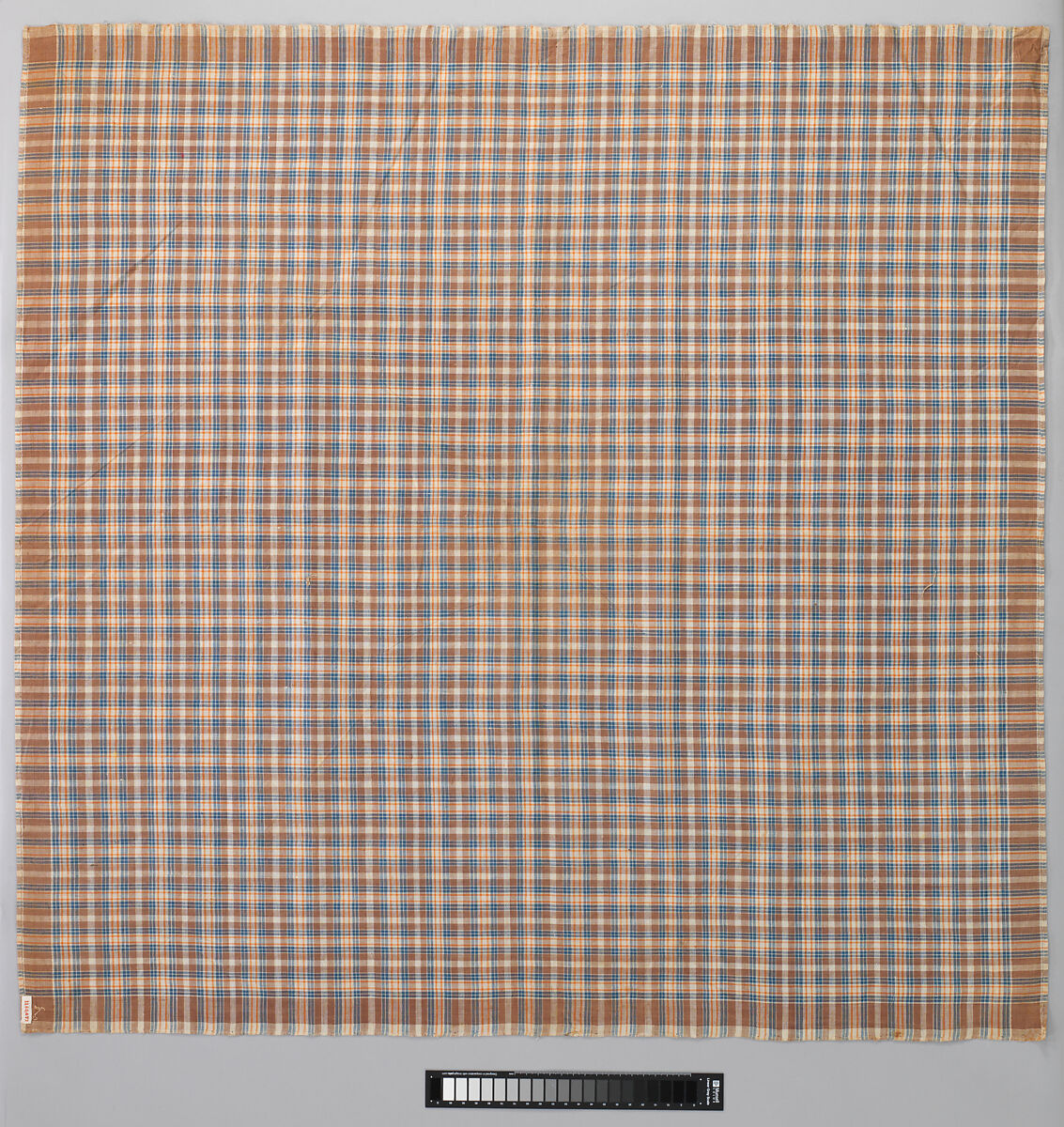 Man's handkerchief, Cotton, possibly British