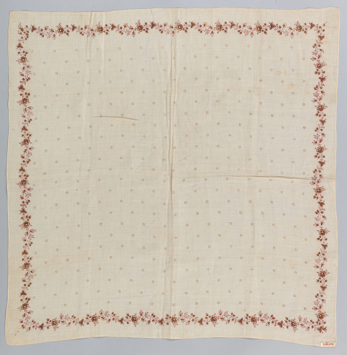 Handkerchief, Cotton, possibly British