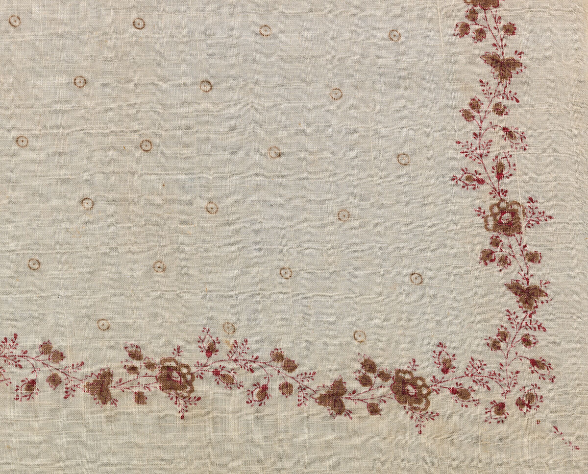 Handkerchief, Cotton, possibly British