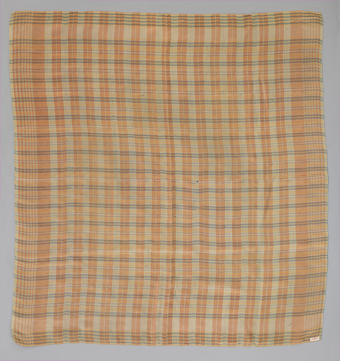 Man's handkerchief, Silk, possibly British