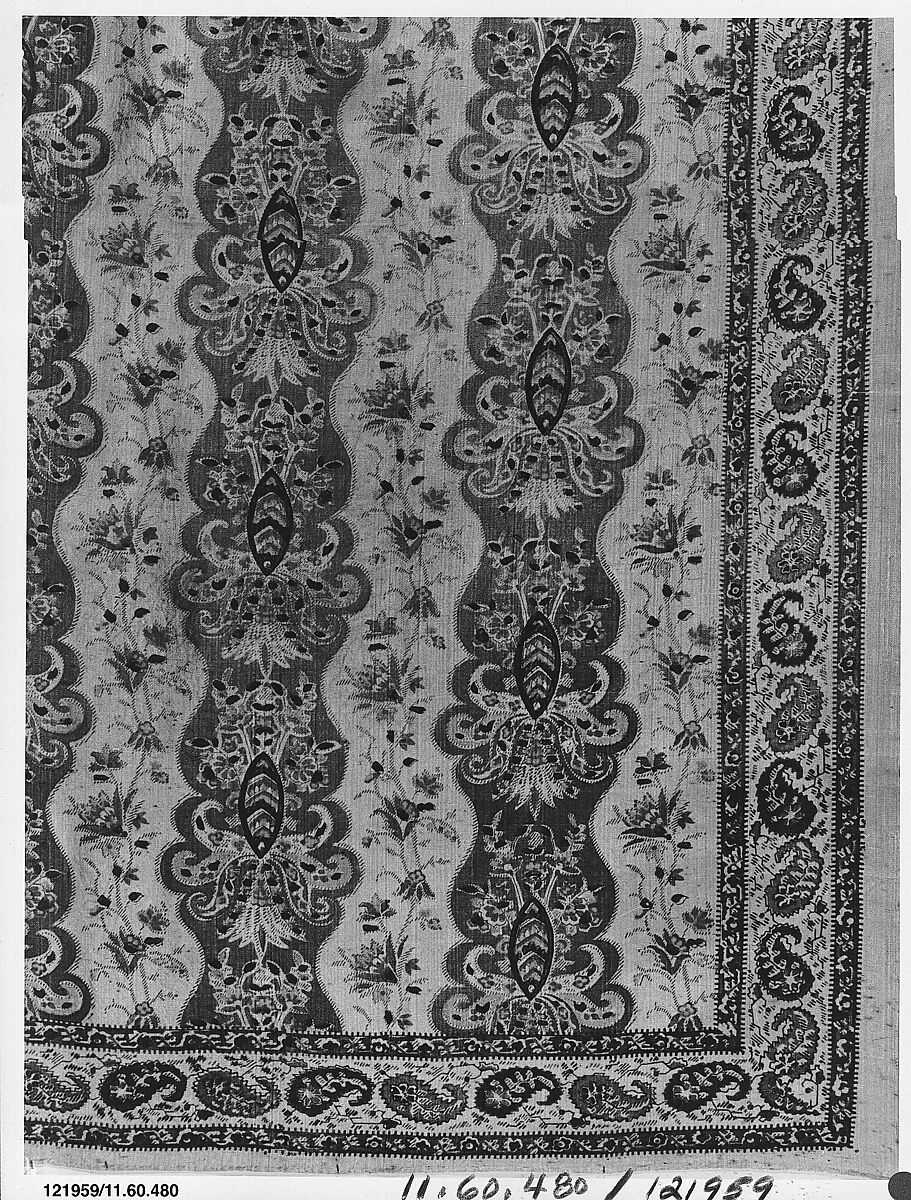 Man's handkerchief, Silk, Indian, for British market