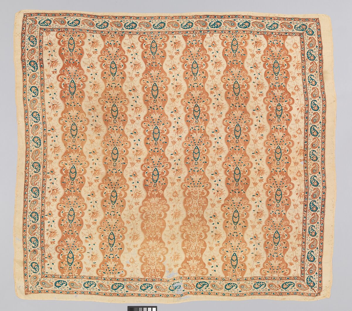 Man's handkerchief, Silk, Indian, for British market