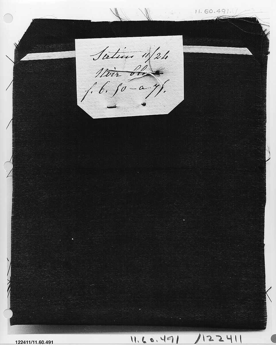 Sample, Silk, French
