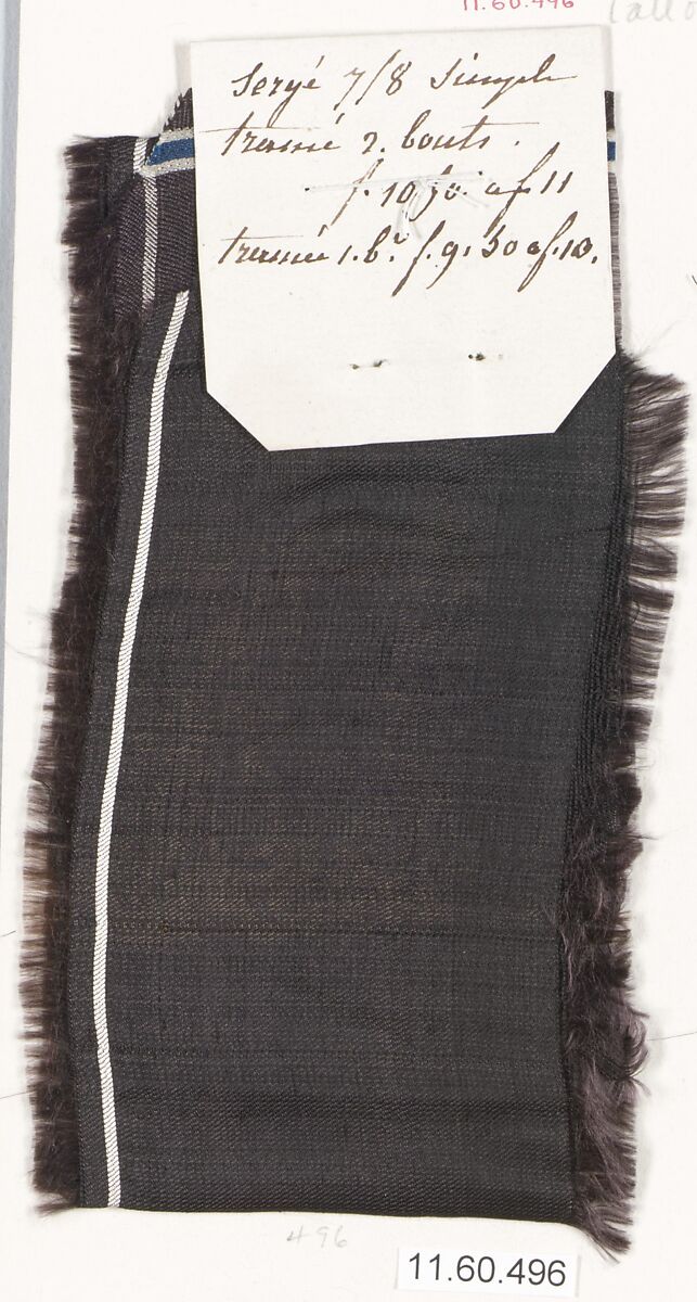Sample, Silk, French 