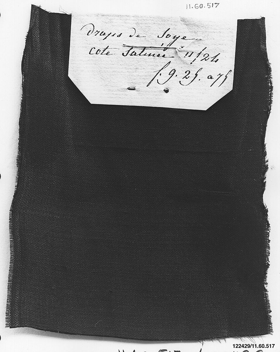 Sample, Silk, French