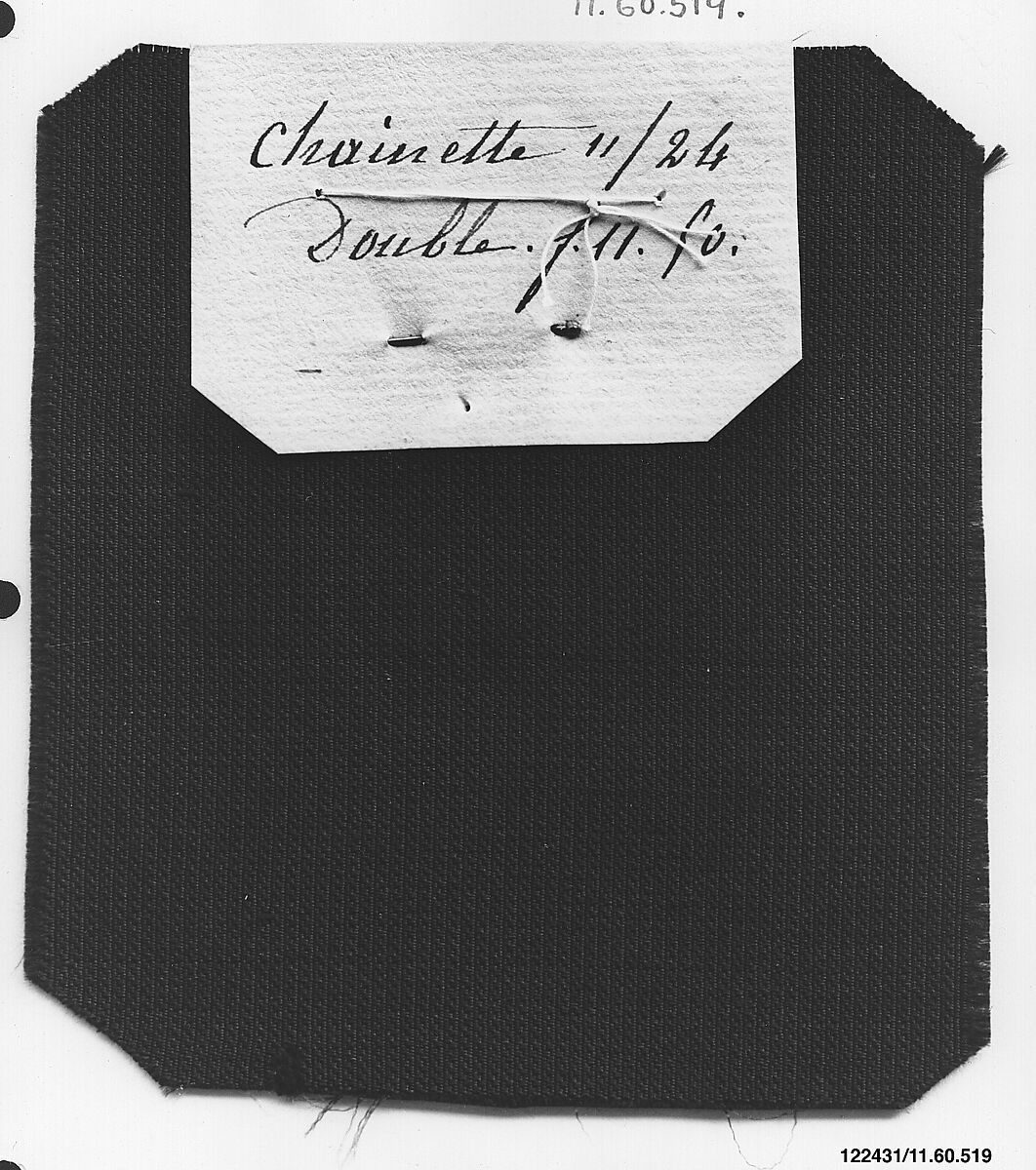 Sample, Silk, French