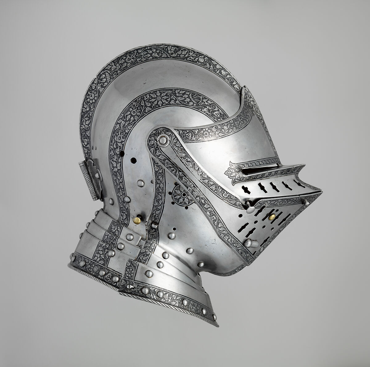 Half-Armor (Composed), Steel, leather, copper alloy, German
