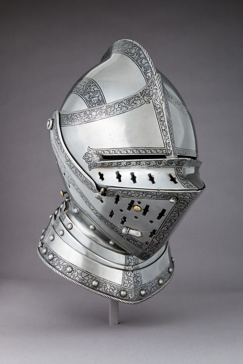 Half-Armor (Composed), Steel, leather, copper alloy, German