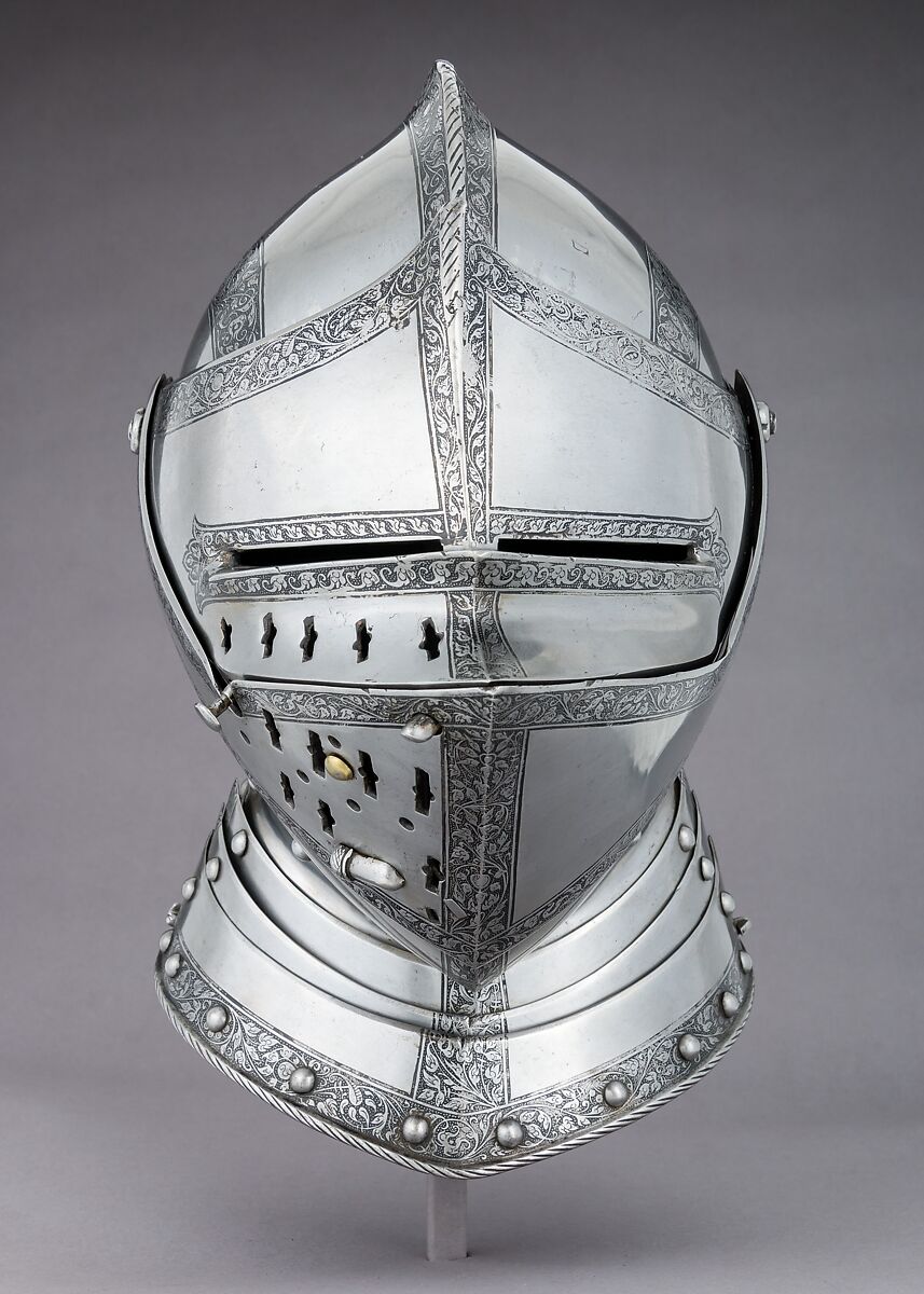 Half-Armor (Composed), Steel, leather, copper alloy, German