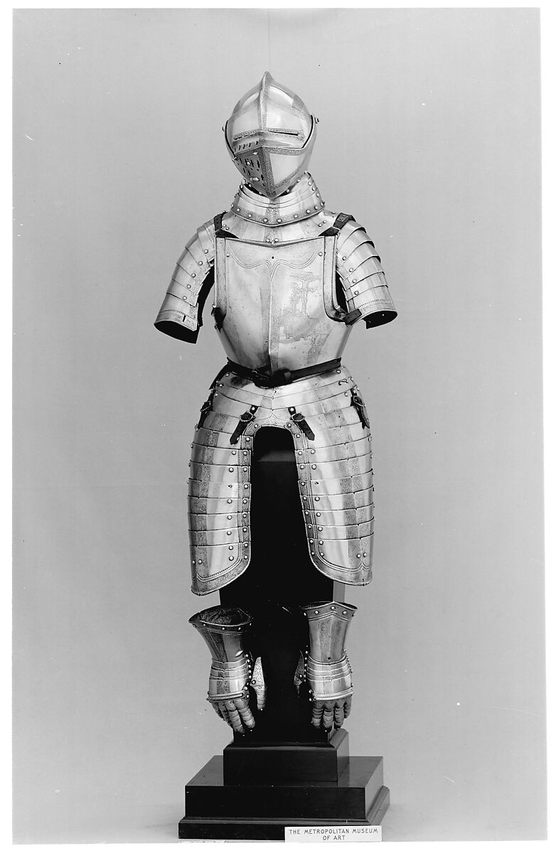 Half-Armor (Composed), Steel, leather, copper alloy, German 