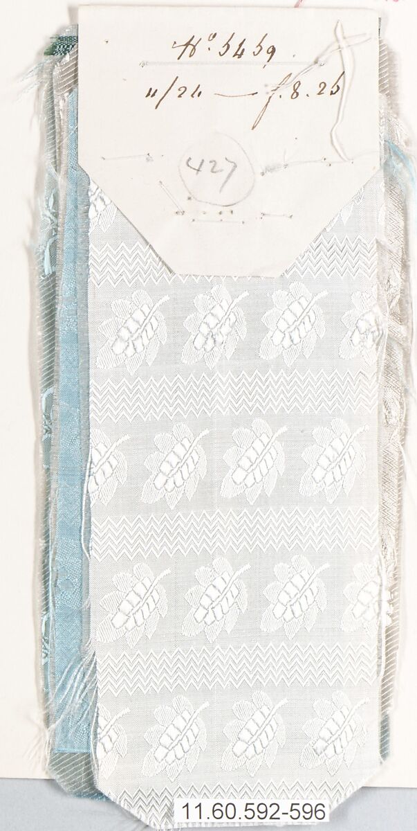 Samples (5), Silk, French