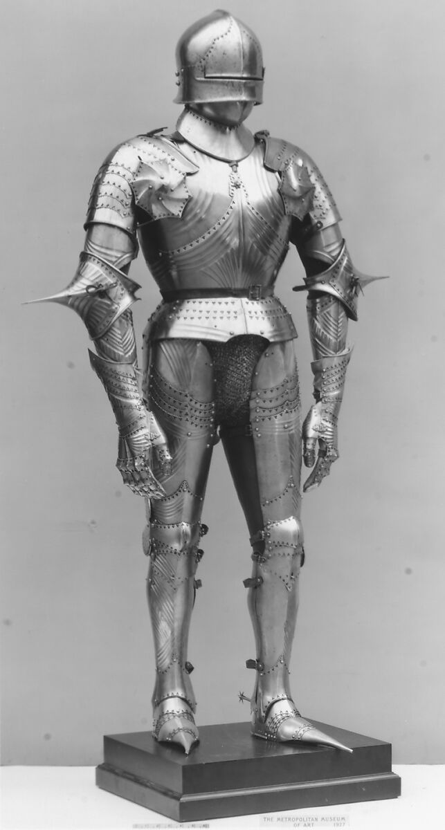 Armor, Steel, leather, German 