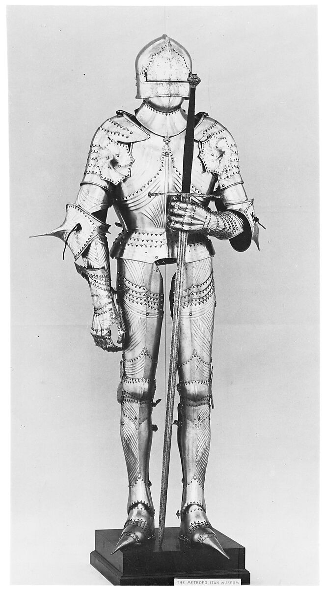 Armor, Steel, leather, German