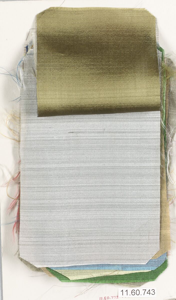 Sample, Silk, French