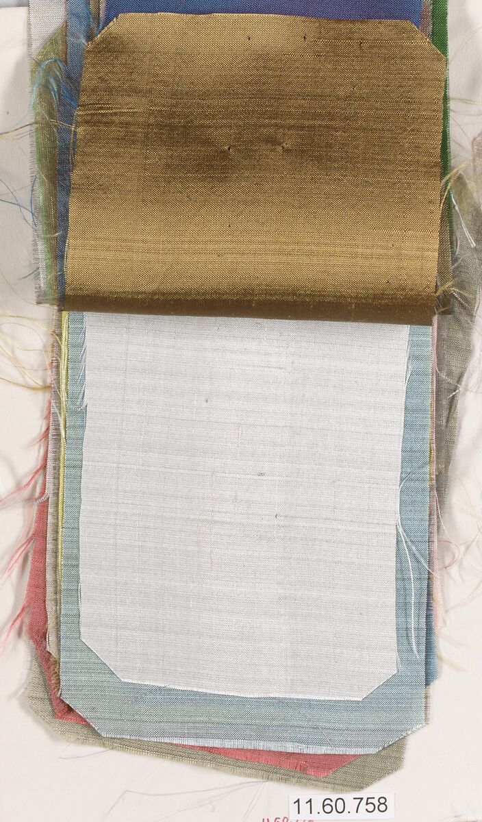 Sample, Silk, French