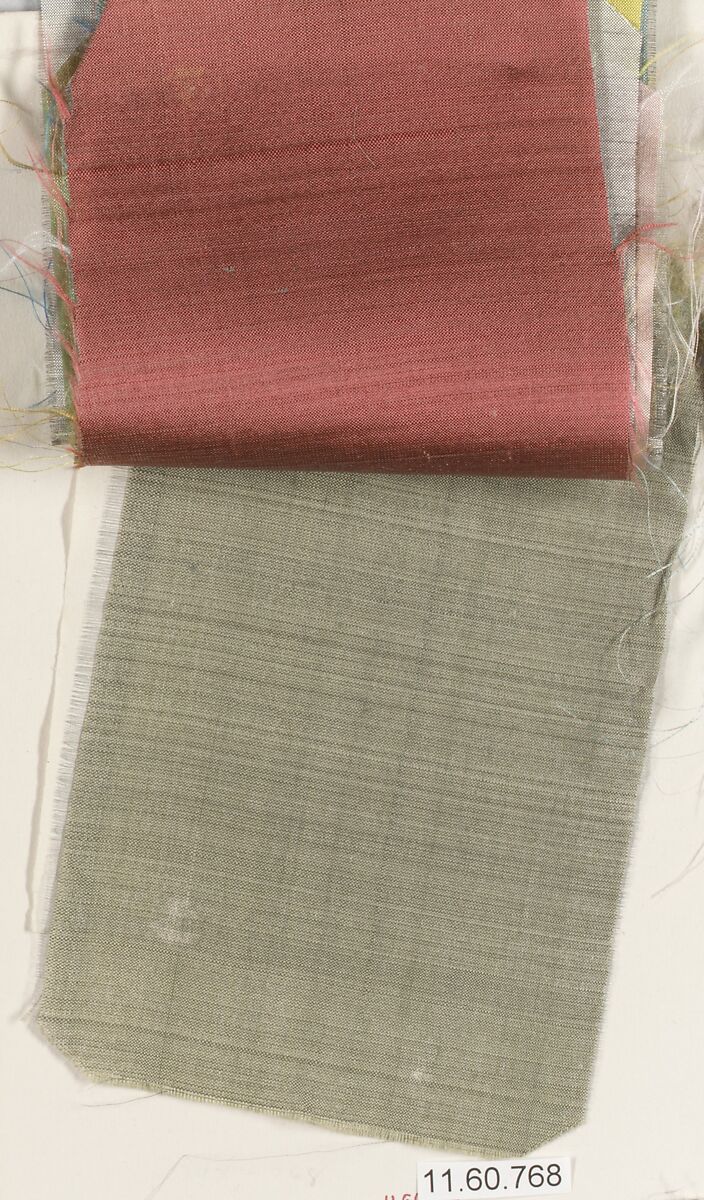 Sample, Silk, French