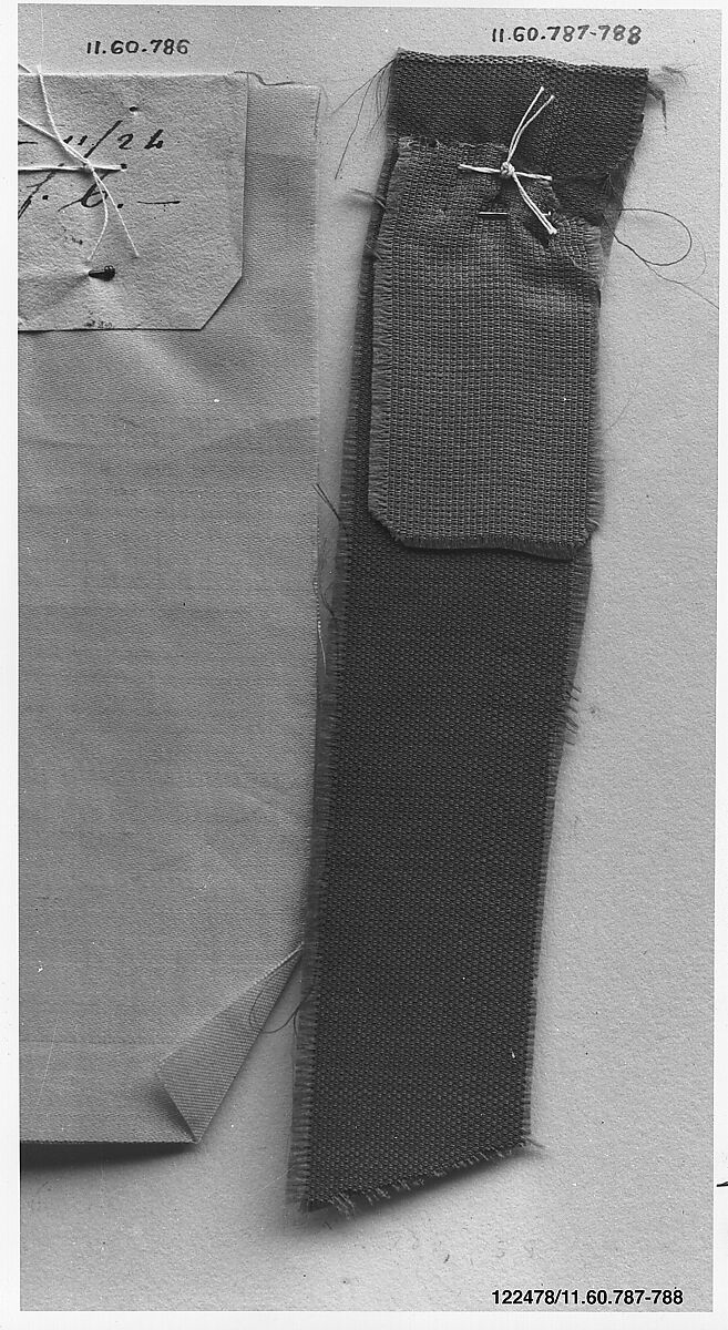 Samples (2), Silk, French