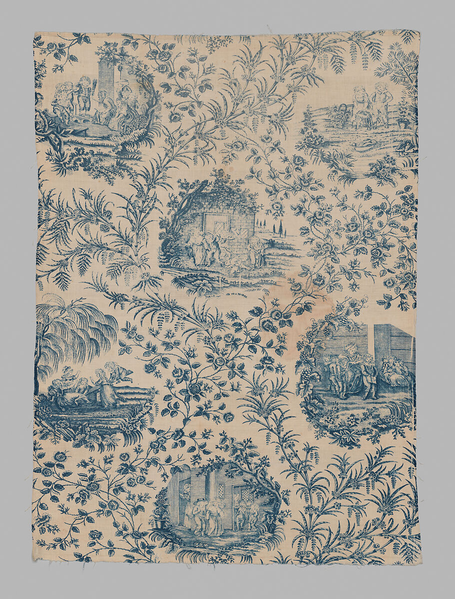 Pictorial print, Bromley Hall Printworks (Middlesex, England, 1694–1823), Cotton, British, London 