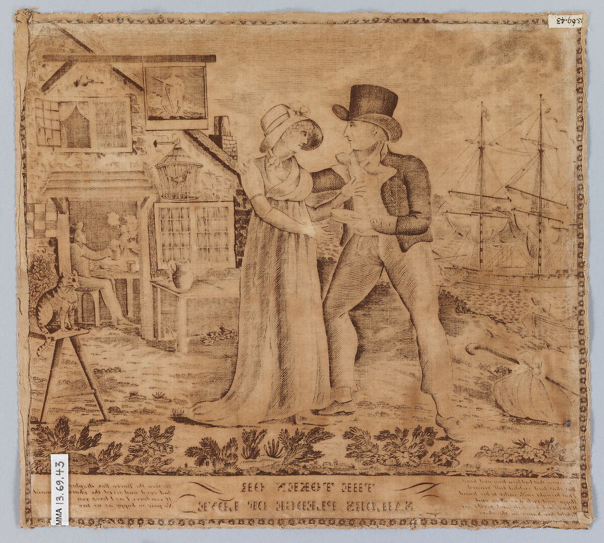 Handkerchief, Cotton, British