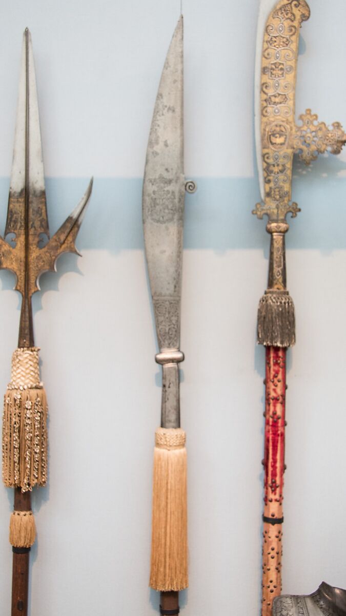 Glaive of the Bodyguard of Guglielmo Gonzaga (1538–1587), Duke of Mantua and Monferrato, Steel, wood, Italian 