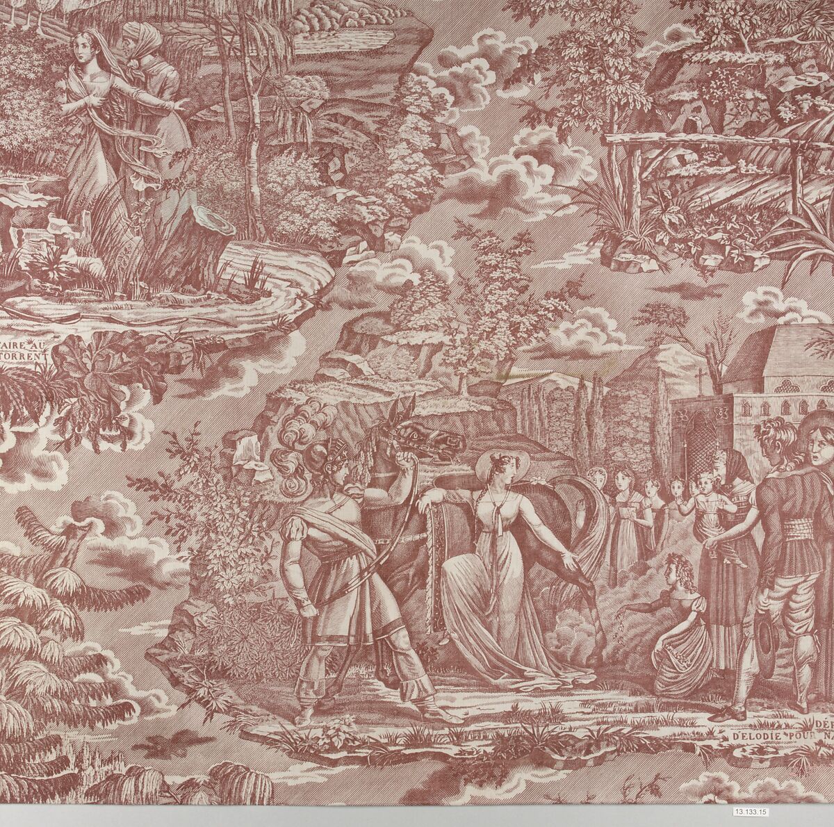 Scenes from "Le Solitaire", Marius Rollet, Cotton, French, Alsace-Lorraine