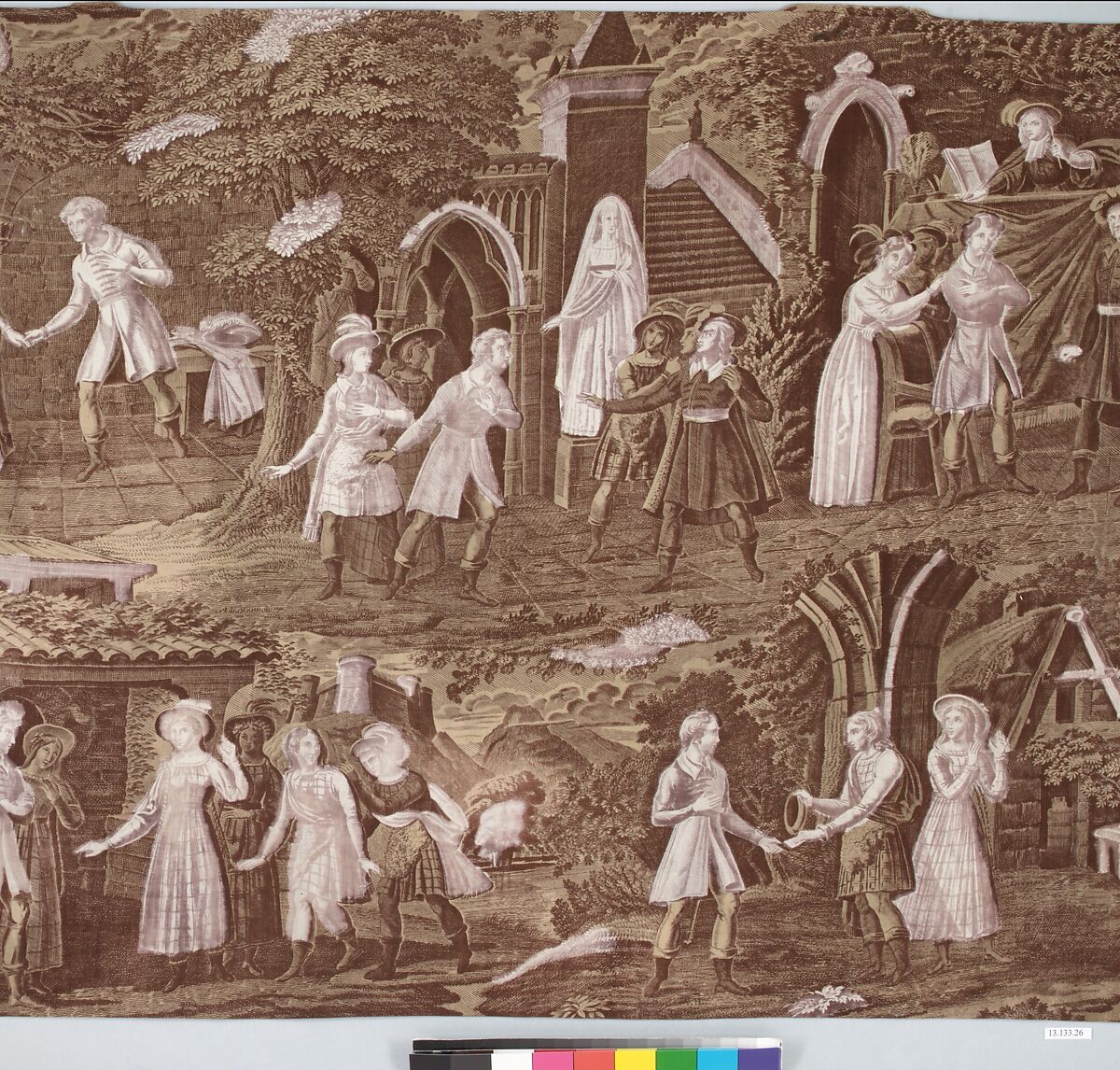 Piece, Cotton, French, Alsace