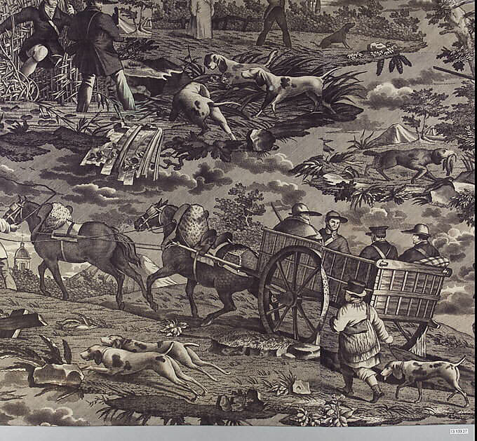 Piece, F. Pieters, Cotton, French, possibly Alsace