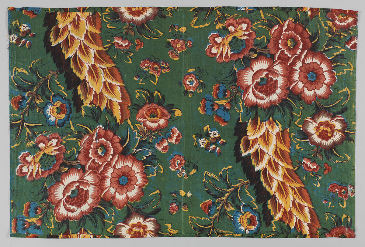 Piece, Bannister Hall (British, founded ca. 1798), Cotton, British, Preston