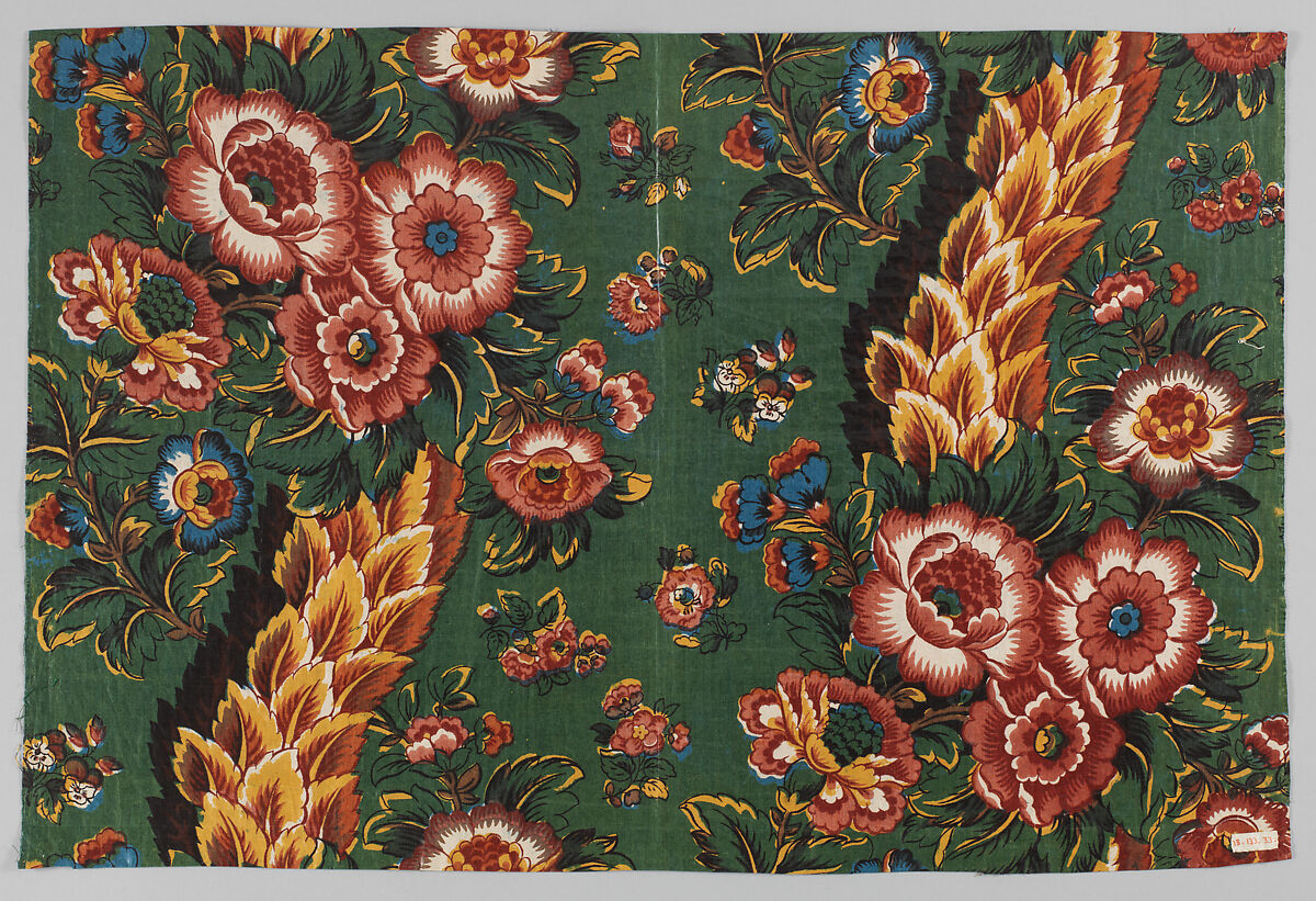 Piece, Bannister Hall (British, founded ca. 1798), Cotton, British, Preston 