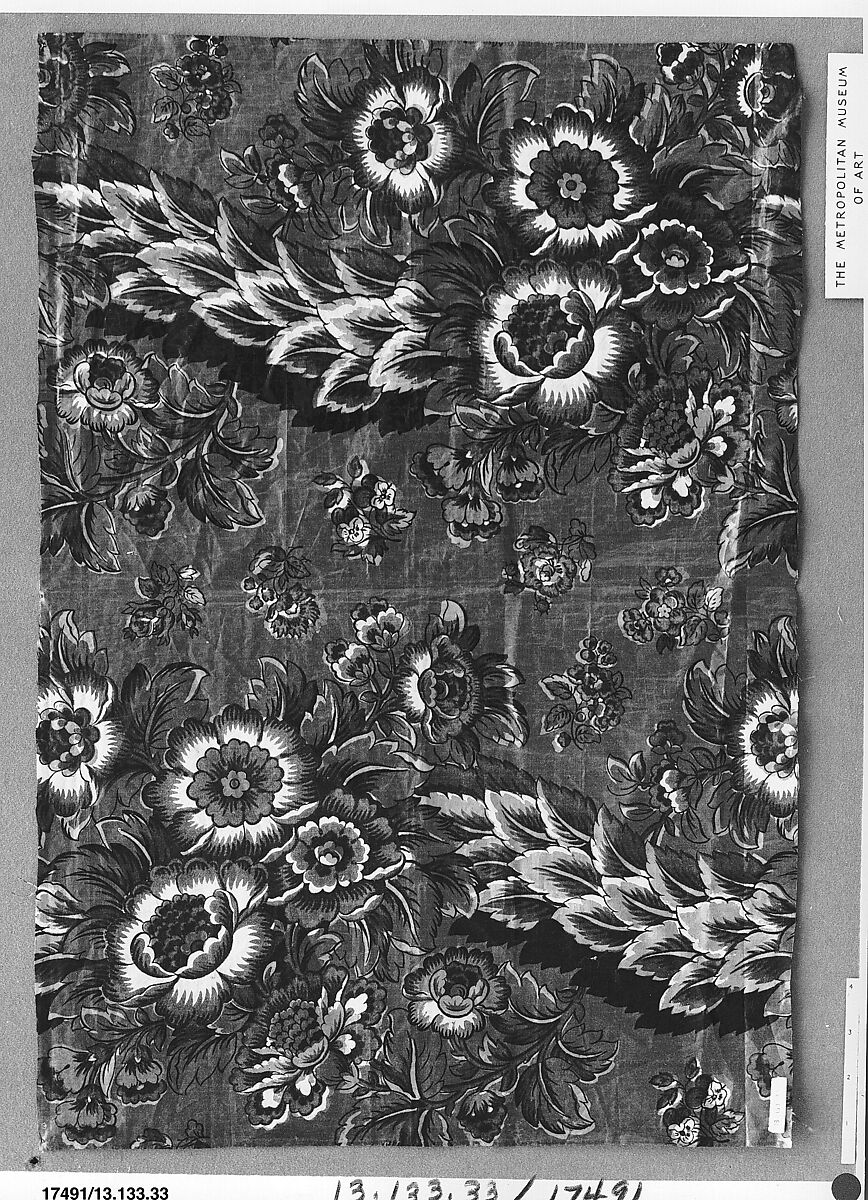 Piece, Bannister Hall (British, founded ca. 1798), Cotton, British, Preston