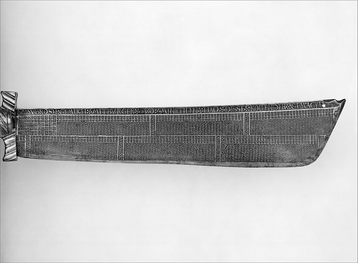 Hunting Knife Combined with Wheellock Pistol, Ambrosius Gemlich (German, Munich and Landshut, active ca. 1520–50), Steel, gold, staghorn, bronze, German, Munich