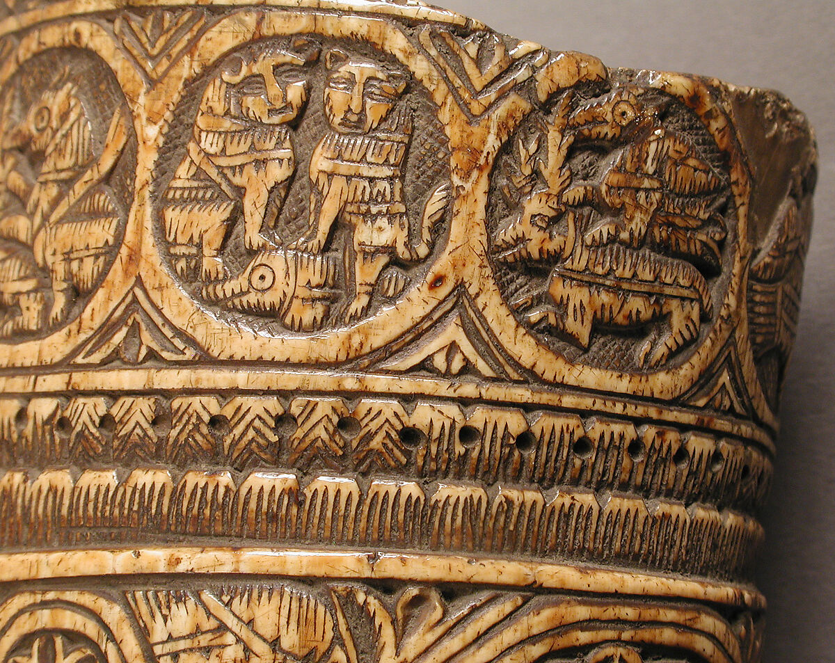 Oliphant (Hunting Horn), Ivory, copper alloy, possibly southern Italian