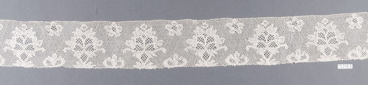 Lace border, Bobbin lace, Flemish, Antwerp