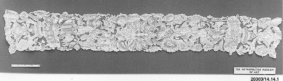 Barbe, Needle lace, French 