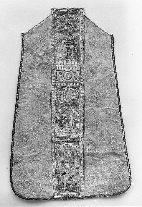 Chasuble back, Silk, Spanish 