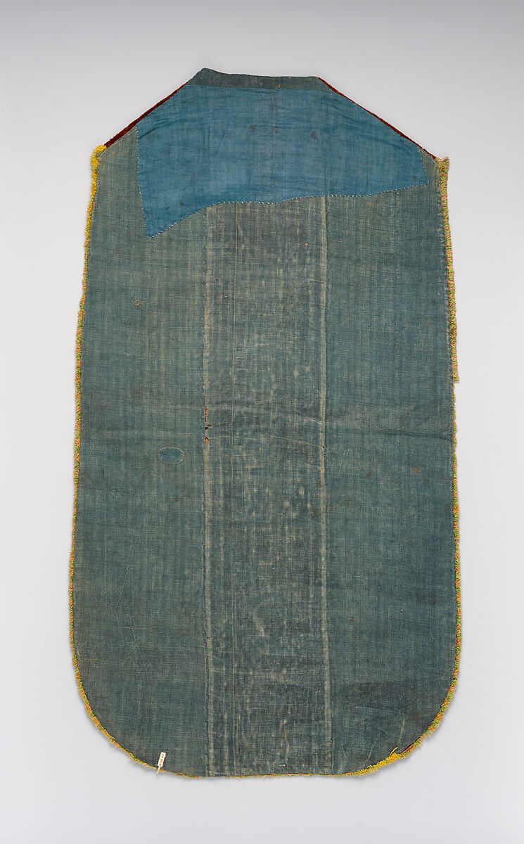 Chasuble back, Stamped wool velvet, Central European, probably