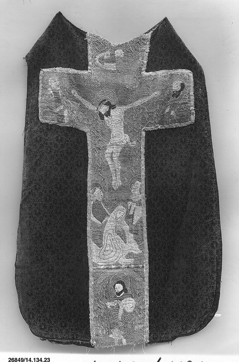 Chasuble, Velvet brocade, Probably German 