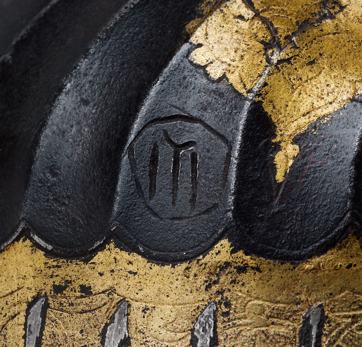 Turban Helmet, Steel, iron, silver, gold, Turkish, possibly Istanbul, in the style of Turkman armor