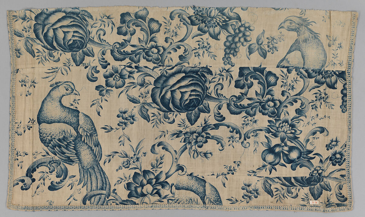 Piece, Bromley Hall Printworks (Middlesex, England, 1694–1823), Cotton and linen (?), British, London 