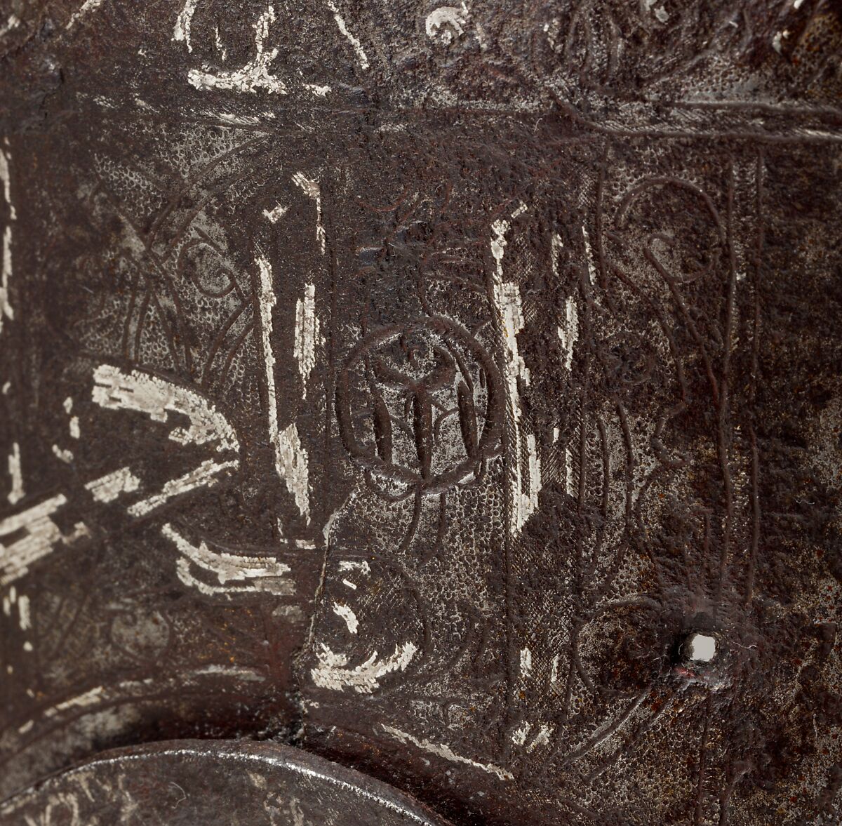 Turban Helmet, Steel, iron, silver, Turkish, possibly Istanbul, in the style of Turkman armor