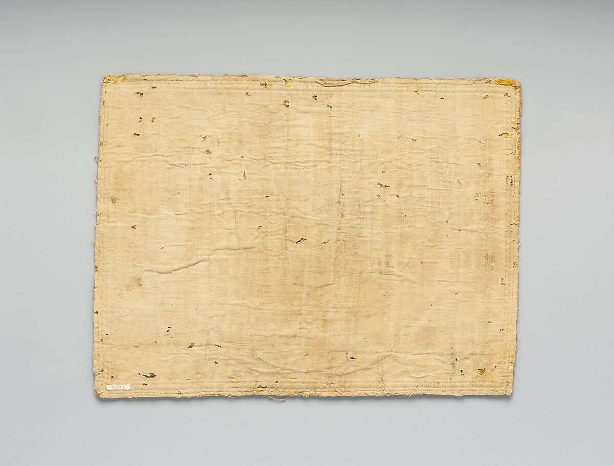 Apparel, Silk and metal thread on linen, Spanish