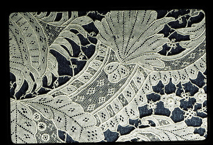 Fragment, Needle lace, Italian, possibly Venice