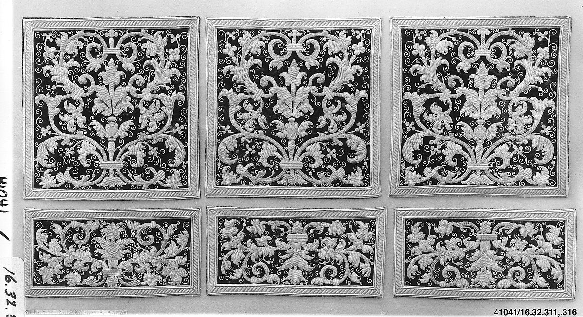 Apparel, Silk and metal thread, French 