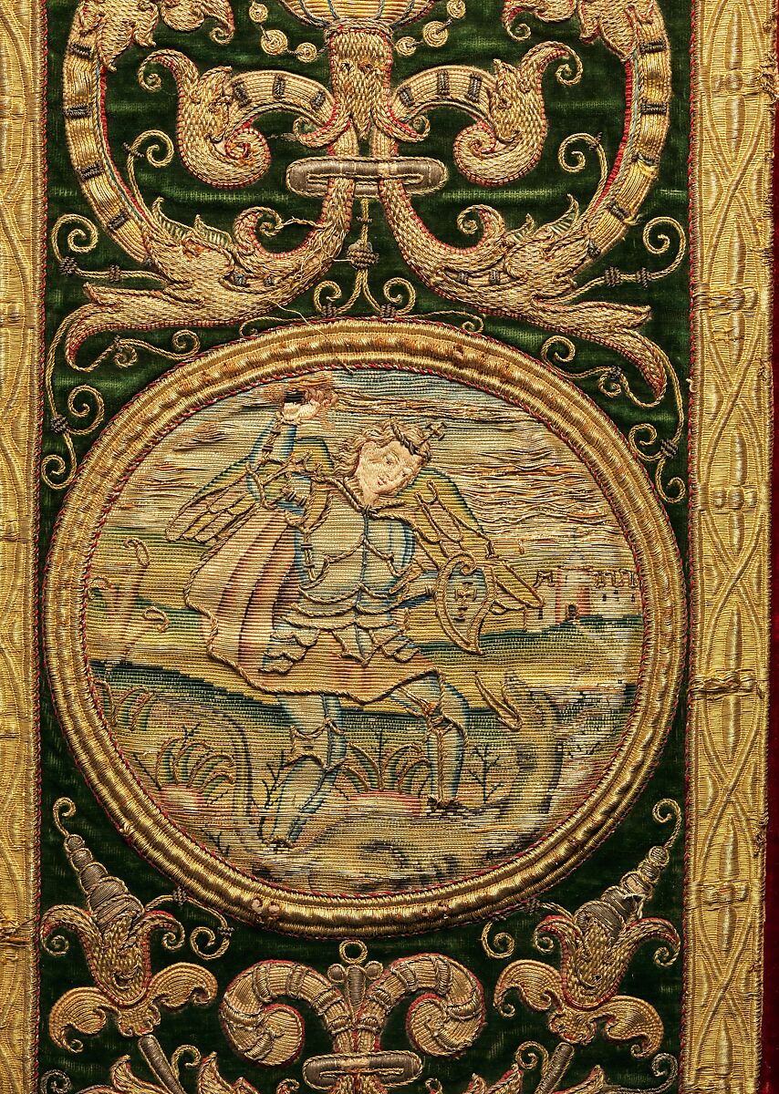 Chasuble, Silk and metal thread, Italian or Spanish