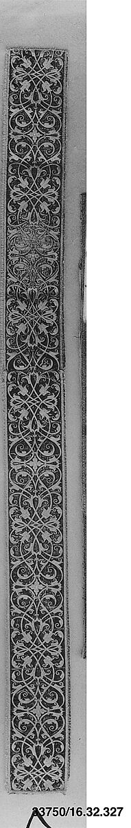 Orphrey, Velvet and metal thread, French 