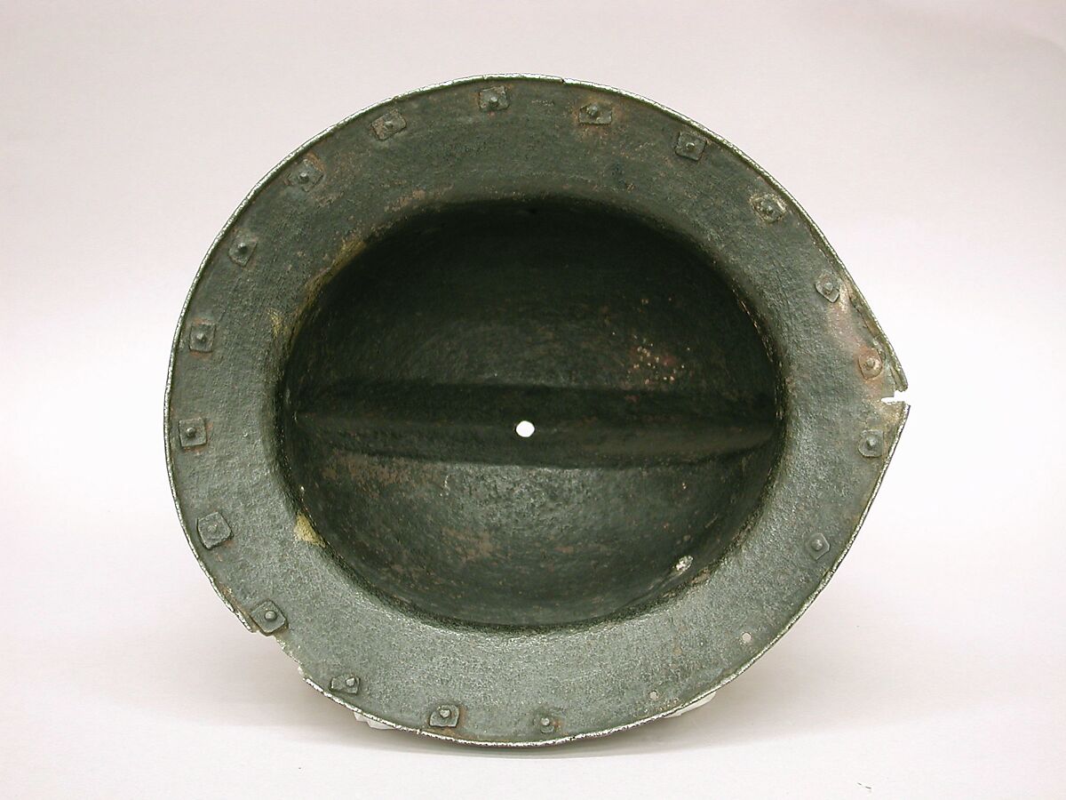 War Hat, Steel, copper alloy, probably Italian