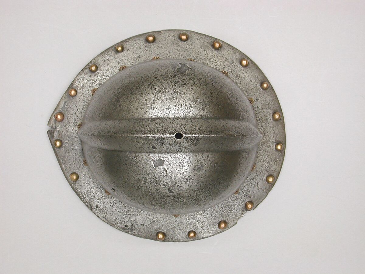 War Hat, Steel, copper alloy, probably Italian